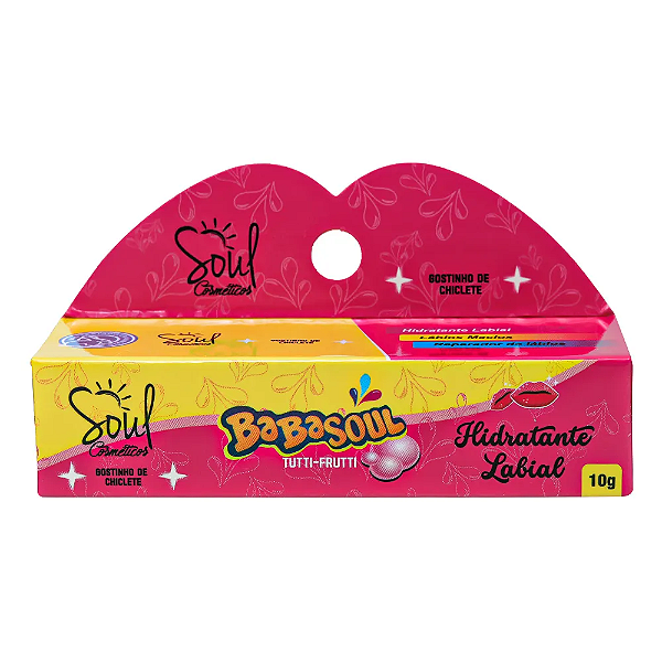 Hidratante Labial BabaSoul Tutti Frutti - Soul Cosmeticos