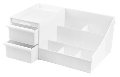 Organizador Plástico com 9 Compartimentos - JF Cosméticos