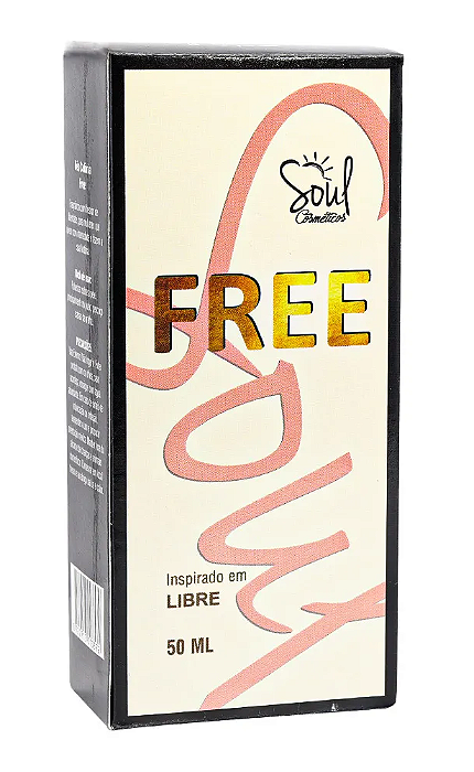 Colônia Free 50ml - Soul Cosméticos