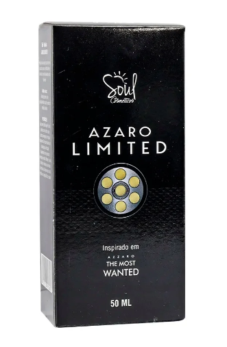 Colônia Azaro Limited 50ml - Soul Cosméticos