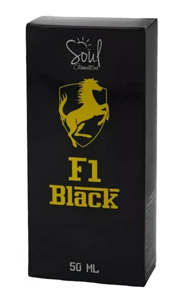 Colônia F1 Black 50ml - Soul Cosméticos