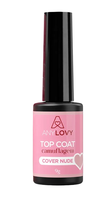 Top Coat Camuflagem Cover Nude 9g - Any Lovy