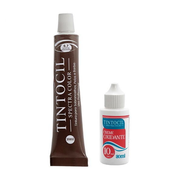 Tintura para Sobrancelhas 6.7 Marrom Chocolate - Tintocil