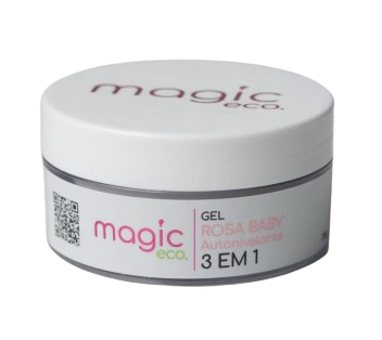 Gel Rosa Baby Autonivelante 3 em 1 - Magic Nails