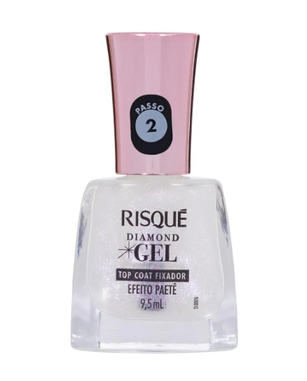 Top Coat Efeito Paetê - Risqué