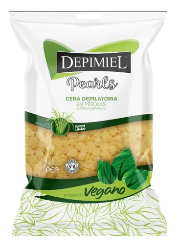 Cera Depilatória em Pérolas com Extrato de Capim de Limão 1kg - Depimiel
