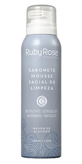 Sabonete Mousse Facial de Limpeza Nuvem de Algodão - Ruby Rose