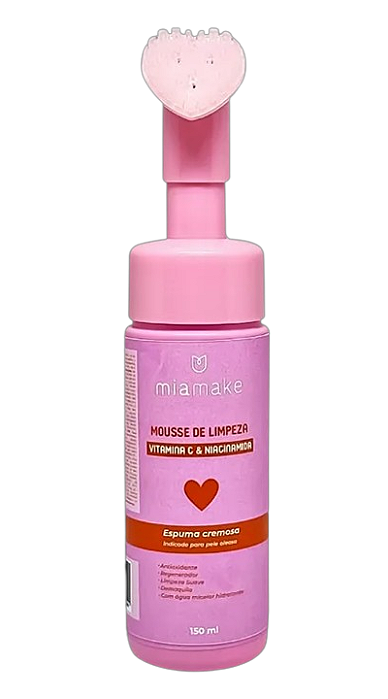 Mousse de Limpeza Facial Vitamina C e Niacinamida - Mia Make