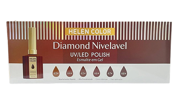 Kit de Esmalte em Gel Diamond Nivelável - Hêlen Color