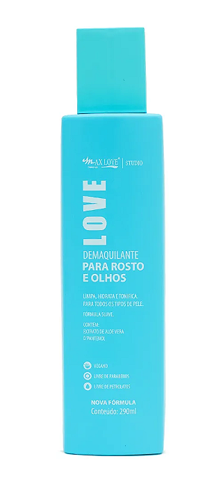 Demaquilante para Rosto e Olhos - Max Love