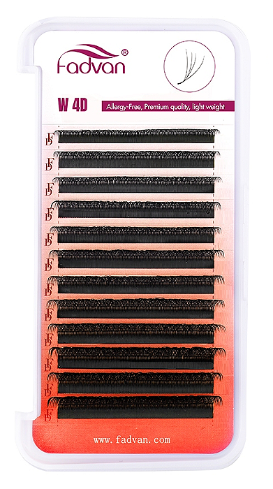 Cílios W Volume Egipcio 4D 0.07D Unitário 12mm - Fadvan