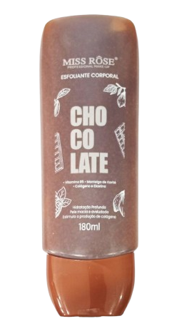 Esfoliante Corpo e Rosto Chocolate 180ml - Miss Rôse