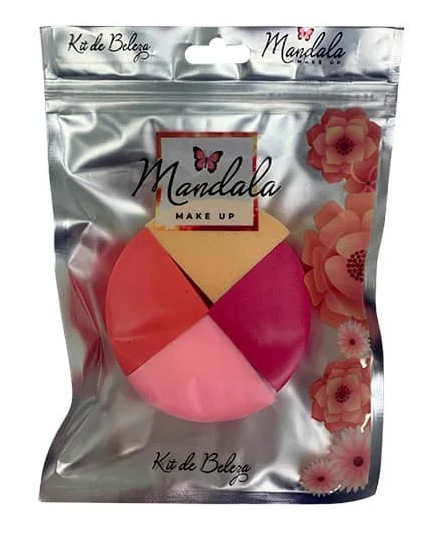 Kit com 4 Esponjas para Maquiagem FP-254 - Mandala