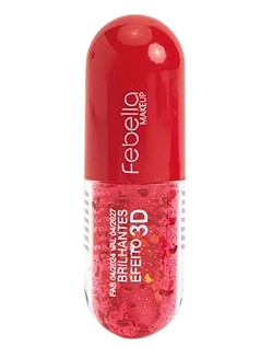 Mini Lip Oil Efeito 3D Sortido - Febella