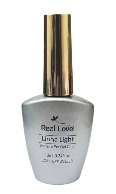Esmalte em Gel Linha Light 001 PRATA - Real Love