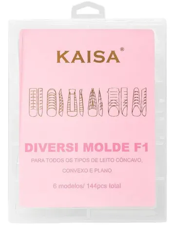 Kit de Molde F1 com 6 Modelos TRANSPARENTE - Kaisa