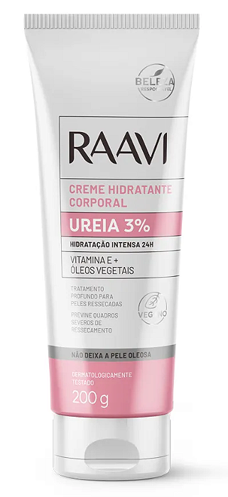 Creme Hidratante Corporal Ureia 3% - Raavi