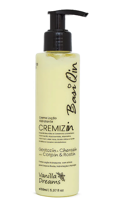 Creme Loção Hidratante Vanilla Dreams 150ml - BasiQin