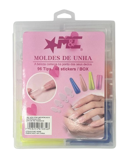 Kit de Molde F1 com 4 Modelos Coloridos + Adesivo Reversa - M&C