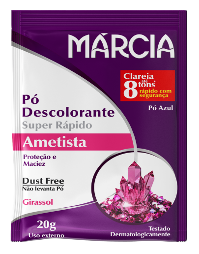 Pó Descolorante Rápido Ametista 20g - Márcia