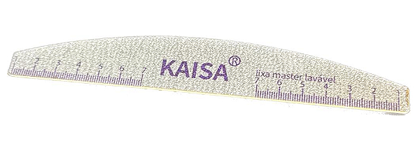 Lixa Boomerang com Régua 100/180 Unitária - Kaisa