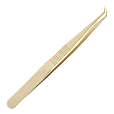 Pinça Curva Dourada 3 - Fadvan