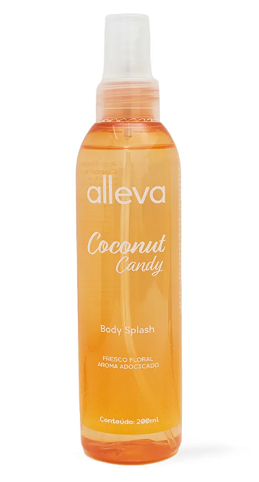 Body Splash Coconut Candy 200ml - Alleva