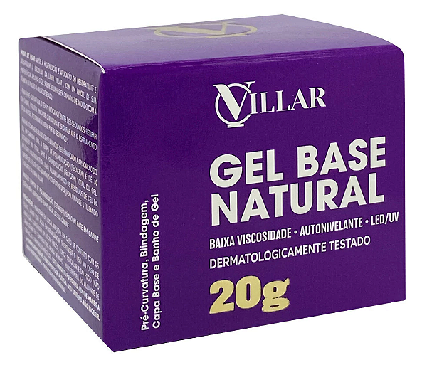 Gel Base Natural 24g - Villar