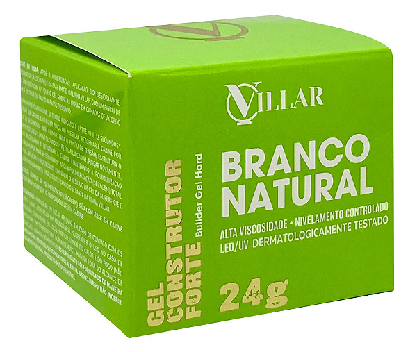 Gel Construtor Branco Natural 24g - Villar