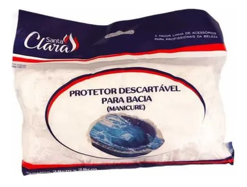 Protetor Descartável para Bacia MANICURE - Santa Clara