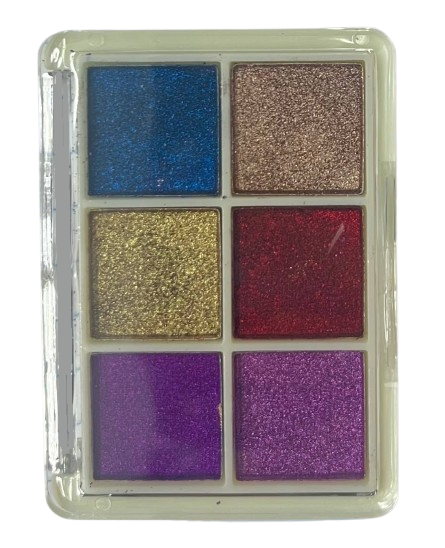 Kit Pó Cromo Compacto com 6 Unidades #12 - Dafu