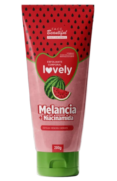 Esfoliante Corporal Linha Lovely Melancia + Niacinamida 200g - Face Beautiful