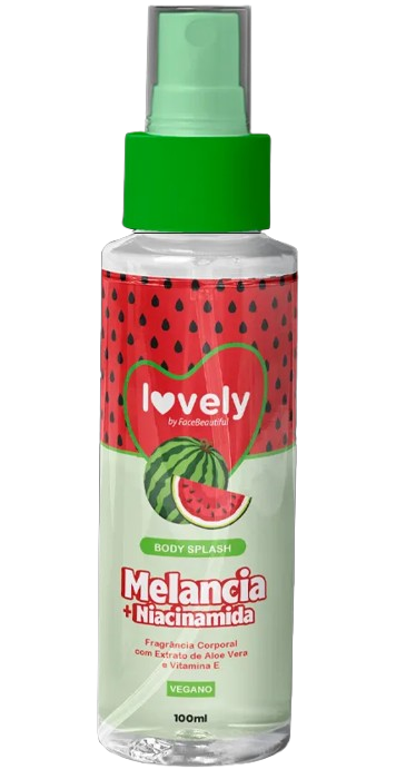 Body Splash Lovely Melancia - Face Beautiful