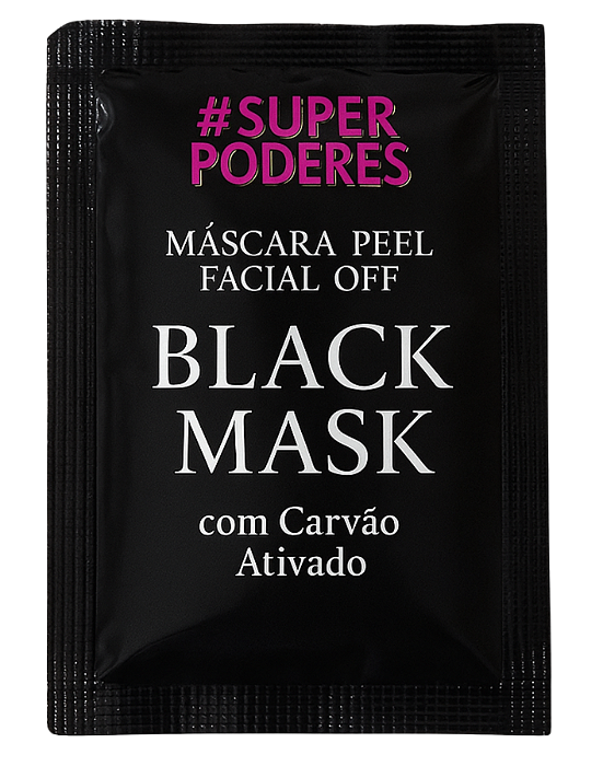 Máscara Facial Peel Off SACHÊ Black - Super Poderes