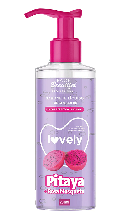 Sabonete Líquido Lovely 200ml Pitaya - Face Beautiful