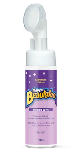 Mousse Sabonete Facial 150ml Uva - Beautyloo