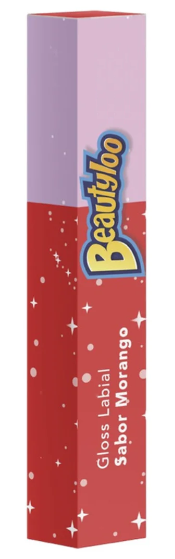 Gloss Labial Morango - Beautyloo