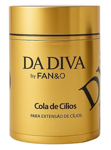 Cola de Cílios Dourada 3g - Da Diva