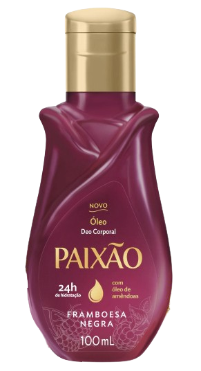 Óleo Corporal Framboesa Negra 100ml - Paixão