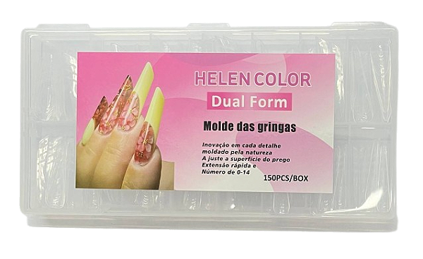 Molde F1 Dual Form Bailarina TRANSPARENTE - Hêlen Color