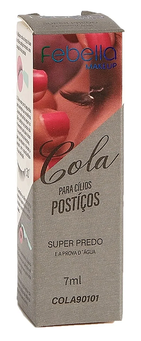 Cola para Cílios Postiços PRETA - Febella
