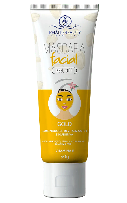 Máscara Facial Peel Off Gold 50g - PhálleBeauty