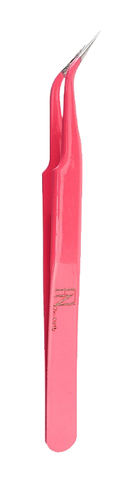 Pinça Curva Rosa - FN Fan Nails