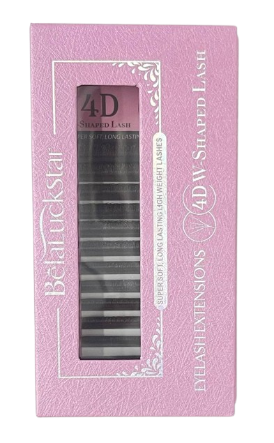 Cílios W Volume Egípcio 4D 0.07D Mix MARROM - Bela Luck Star