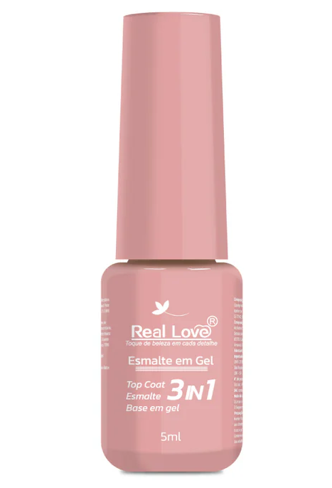 Esmalte em Gel 3 em 1 010 Pequeno - Real Love