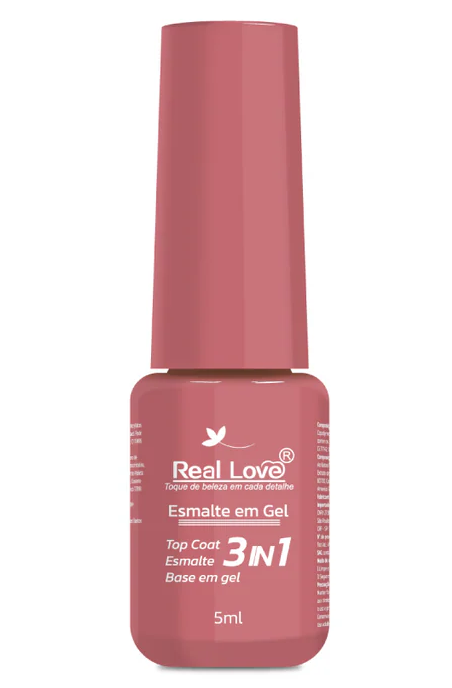 Esmalte em Gel 3 em 1 018 Pequeno - Real Love
