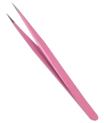 Pinça Reta Rosa - Bela Luck Star