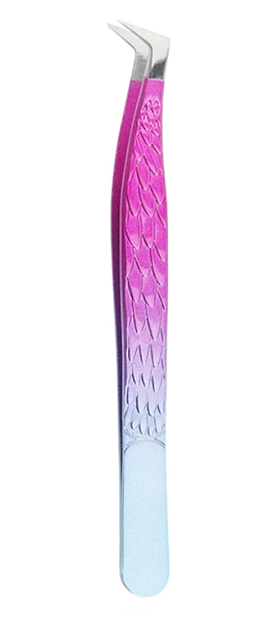 Pinça Volume Russo Rosa com AZUL - Zhengli
