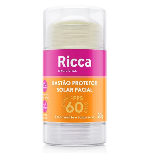 Bastão Protetor Solar Facial FPS60 - Ricca