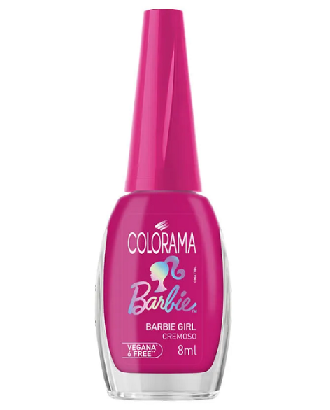 Esmalte Cremoso Barbie Girl - Colorama